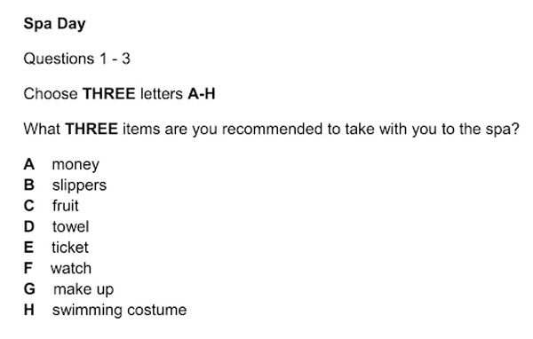 ielts listening test IELTS listening test multiple choice questions