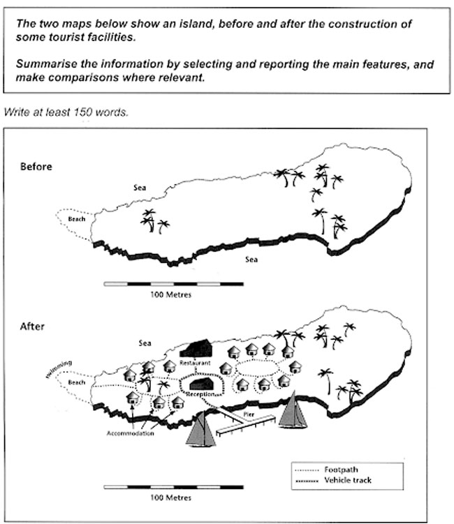ielts academic writing task 1 Ielts academic writing task 1 map
