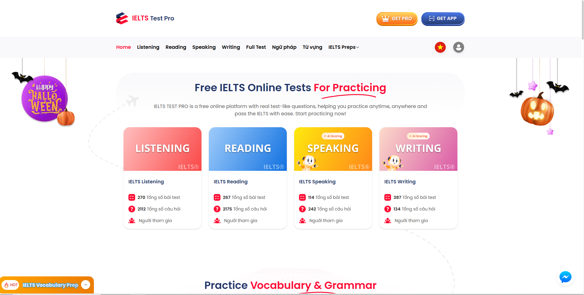 Ôn luyện IELTS tại IELTS-Testpro