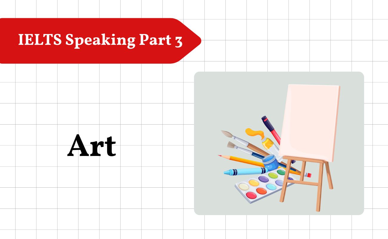 IELTS Speaking part 3 topic về Art
