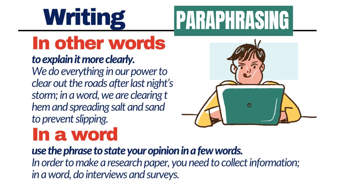 Common Paraphrase Writing Task 2