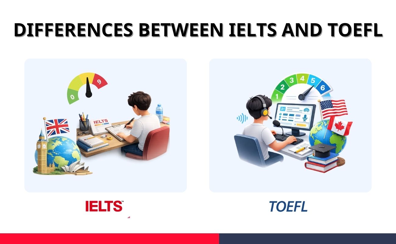 IELTS vs TOEFL which is easier? Key differences between IELTS and TOEFL