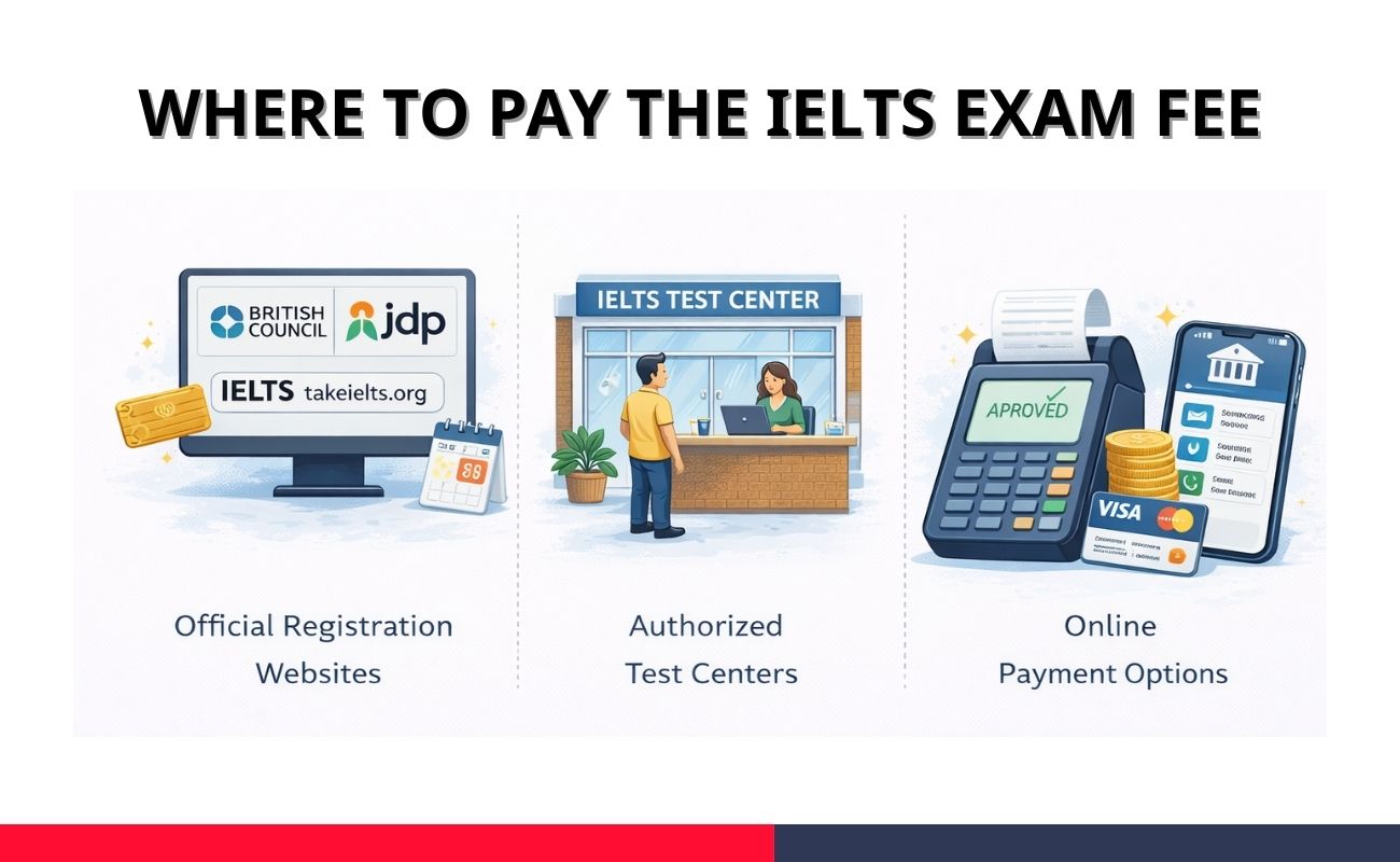 IELTS exam fee Where to pay the IELTS exam fee
