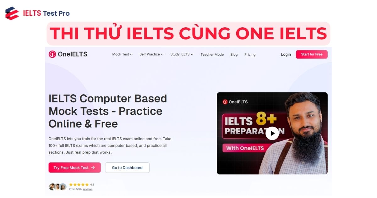 Thi thử IELTS Online miễn phí - OneIELTS