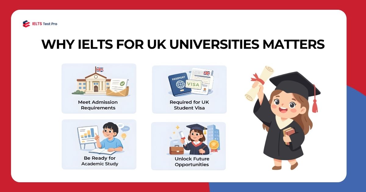 Why IELTS for UK universities matters
