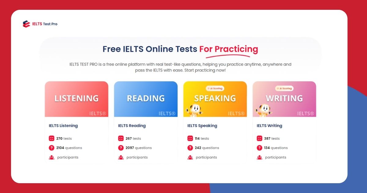 IELTS study plan for beginners How IELTS Test Pro supports your study plan