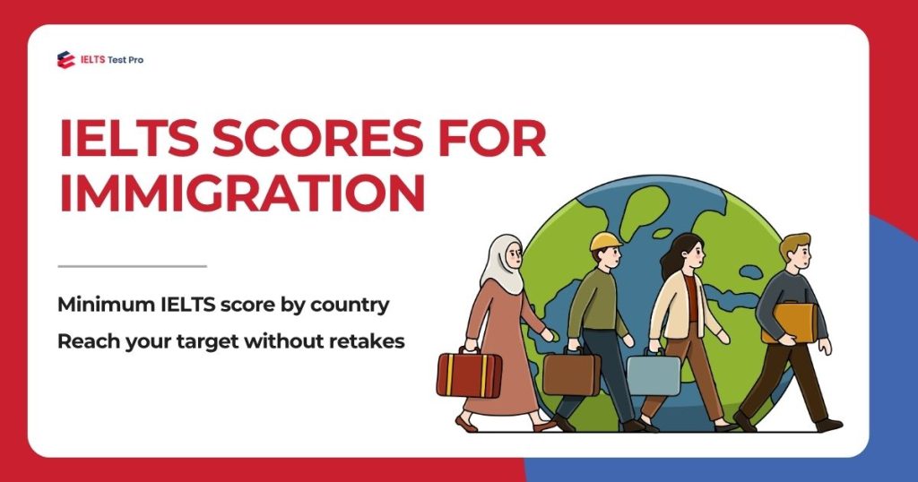IELTS score for immigration