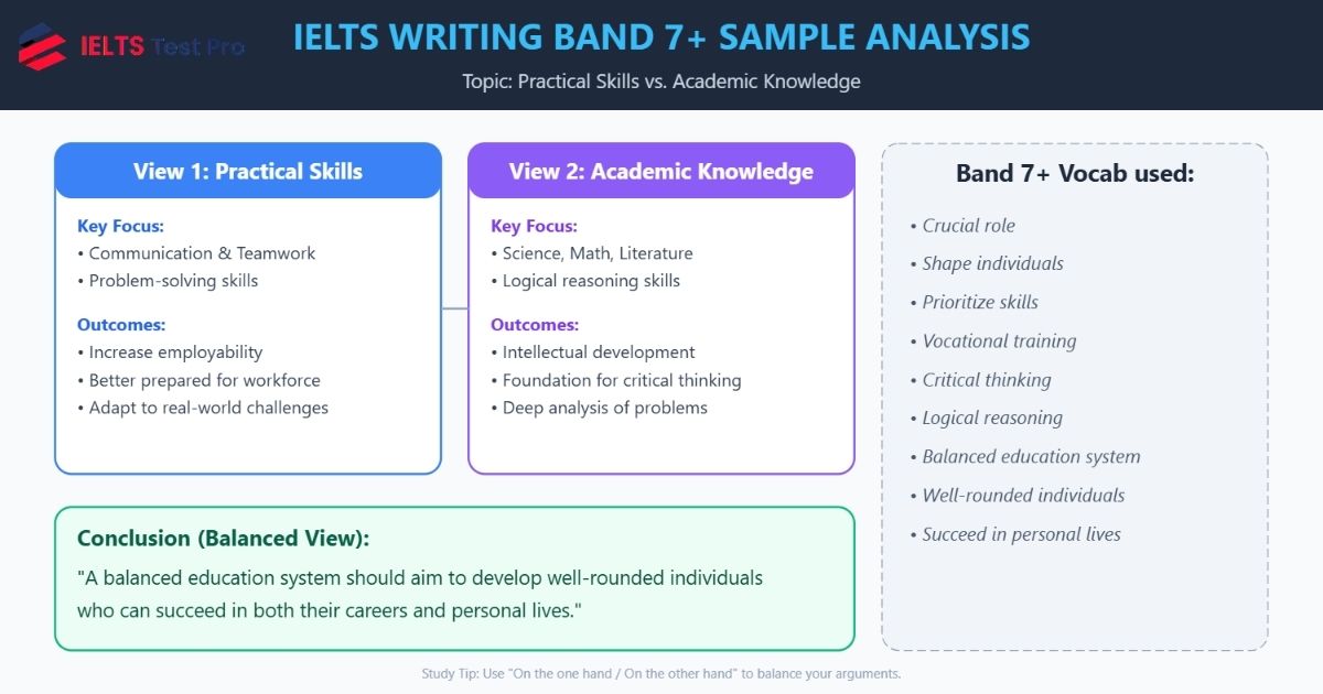 IELTS Writing band 7+ sample essay about Education